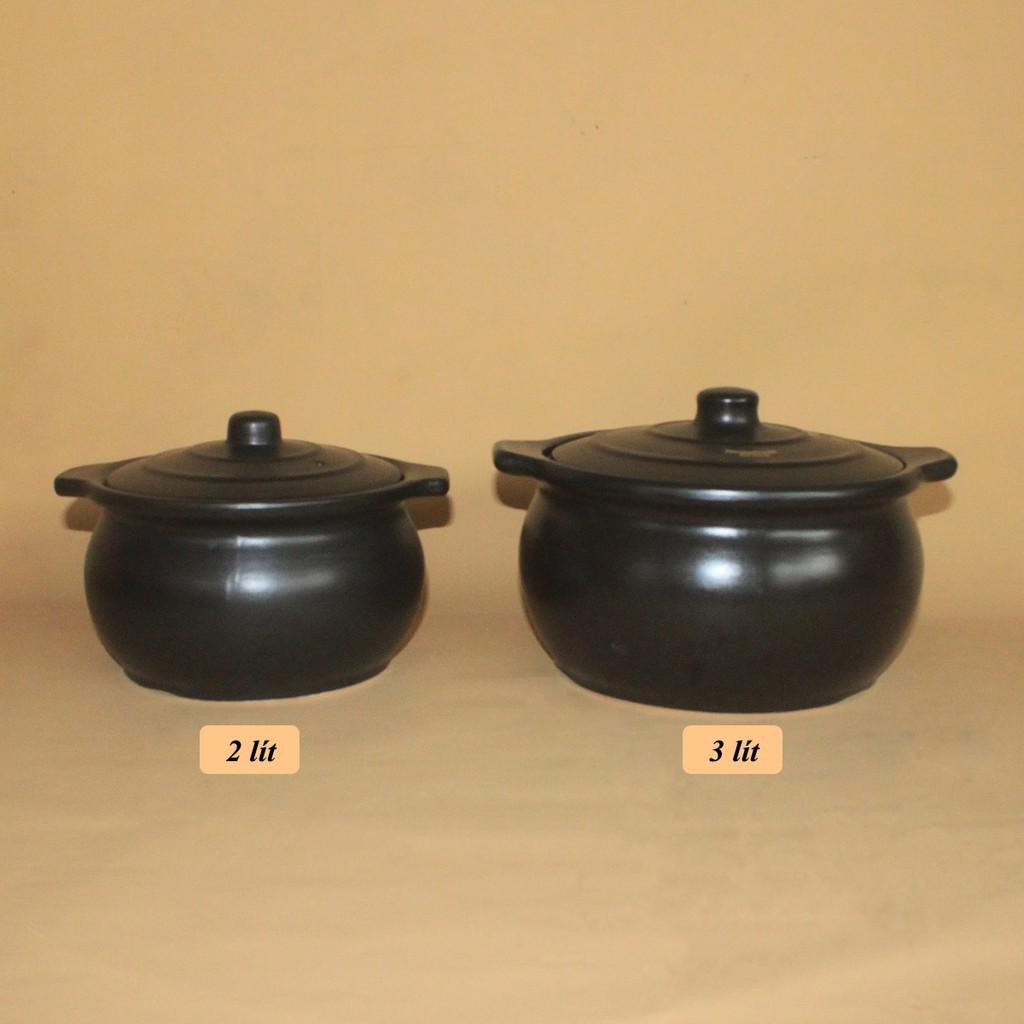 Nồi đất bếp từ 2 lít NodaCook chịu nhiệt kho cá nấu cháo cho bé đa năng sử dụng