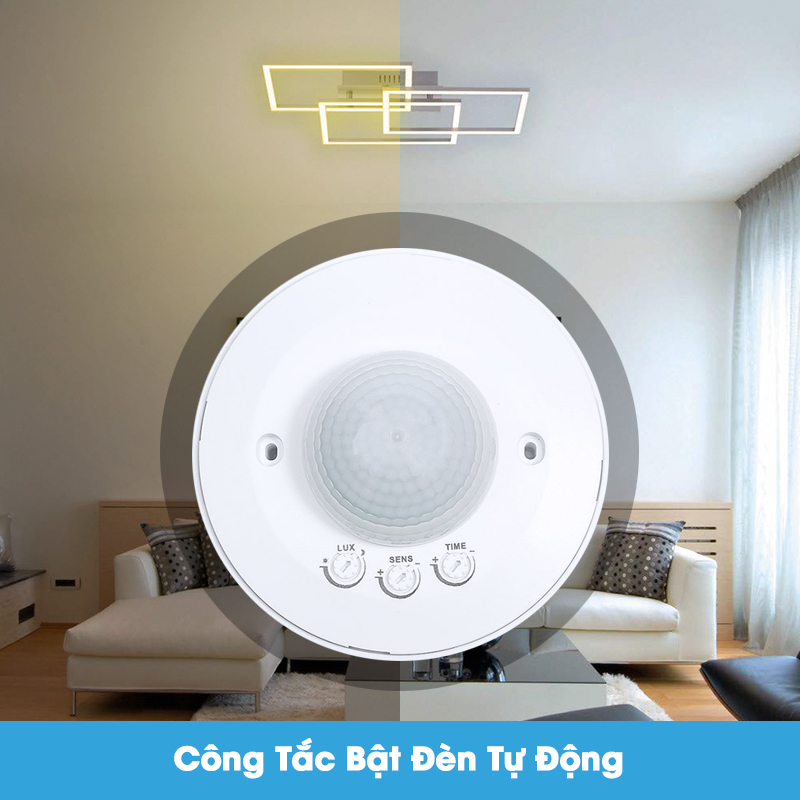 Cảm ứng bật đèn gắn trần KONO KN-S03A