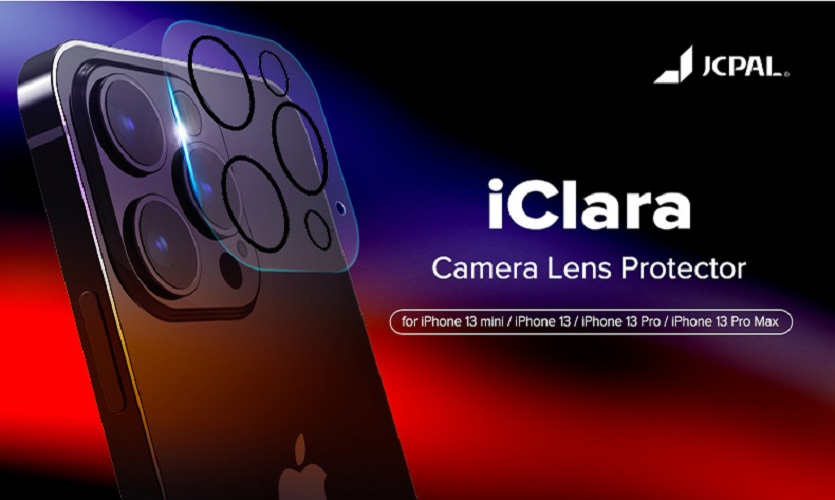 Kính Cường Lực Camera JCPAL ICLARA iPhone 13 Pro Max / 13 Pro / 13 / 13 Mini_ Hàng Chính Hãng