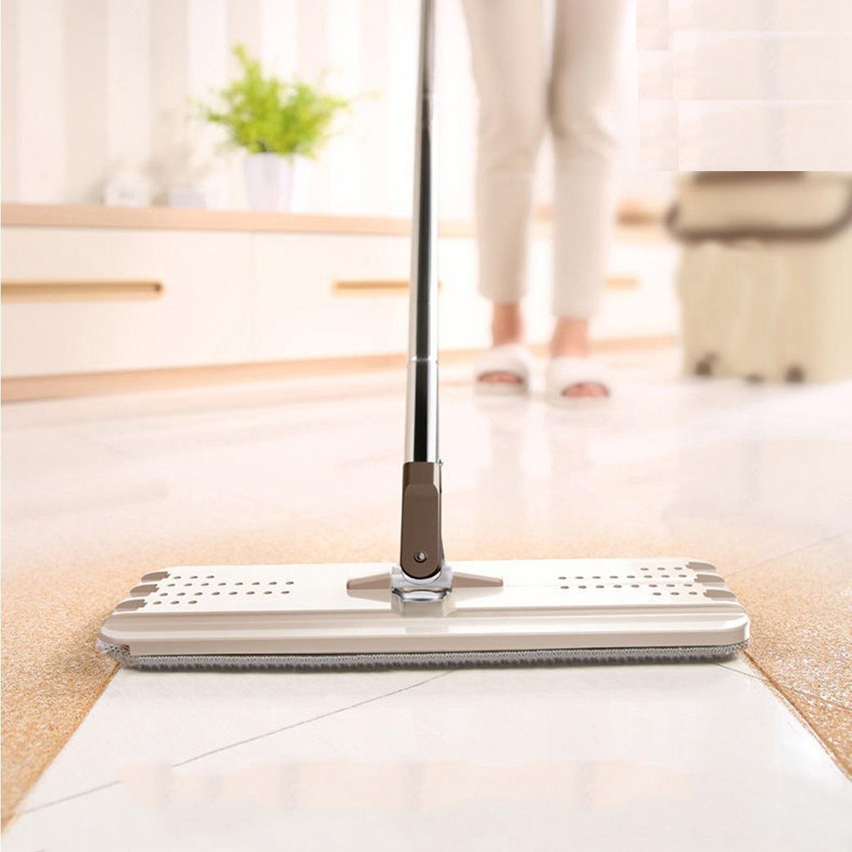 Cây Lau Nhà Tự Vắt Phẳng 360 Độ Thông Minh + Tặng Kèm 2 Miếng Lau Nhà Cao Cấp - Giao Hàng Toàn Quốc