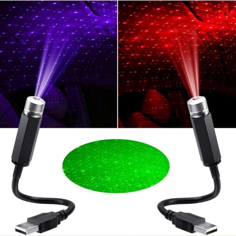 Đèn Laser Trang Trí Chiếu Trần Nhà, Trần Xe Nguồn Usb