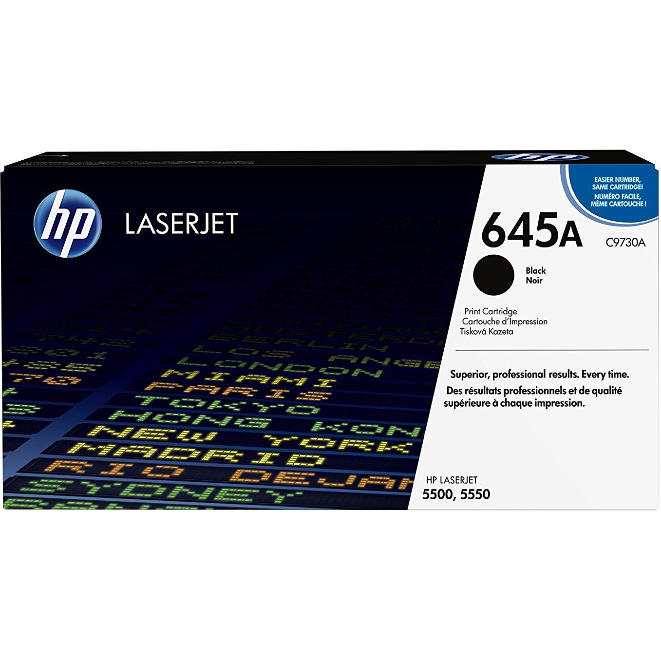 Mực in màu đen HP 645A Black Original LaserJet Toner Cartridge ( C9730A ) - Hàng chính hãng