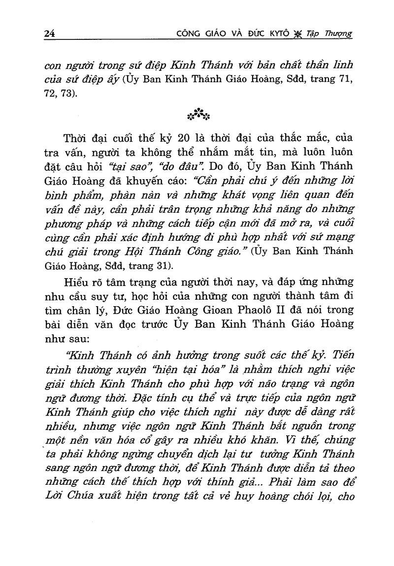 Sách Công Giáo Và Đức KiTô ( Tái Bản)