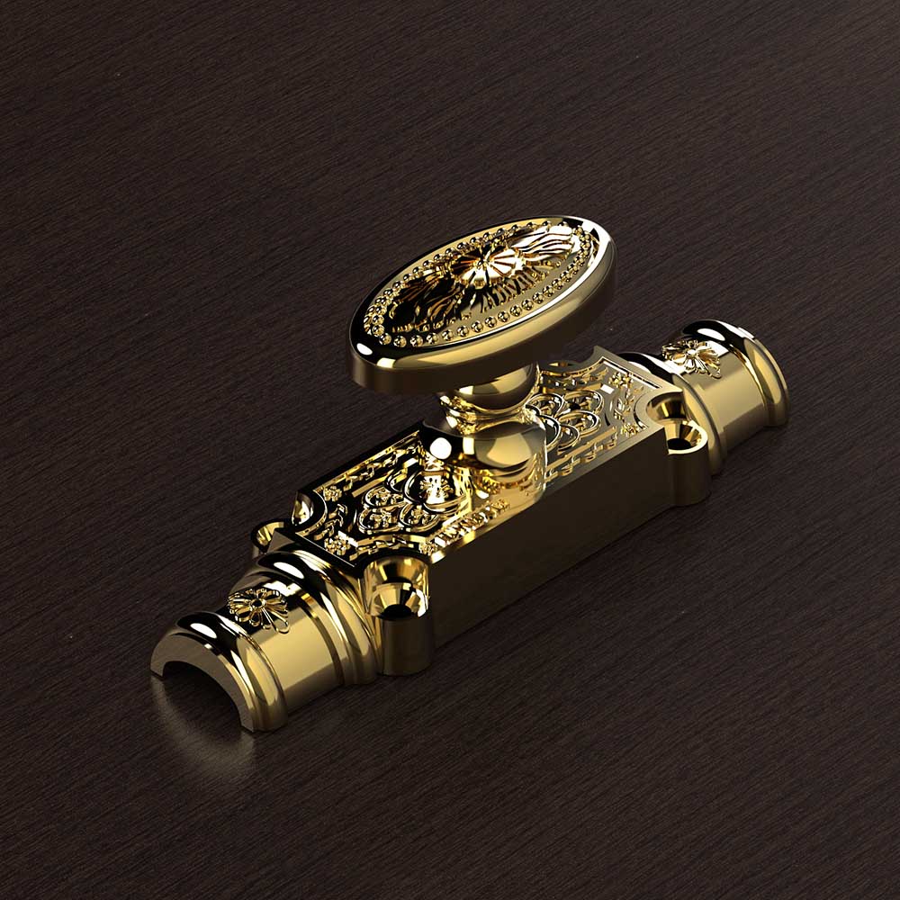 Chốt Cremone Huy Hoàng HC03 PVD Gold