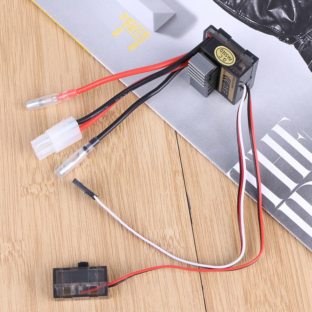 2x Rc 320A Brushed ESC Motor Controller 1:8 1: 10 RC Car Truck Buggy Ship Boat Tank