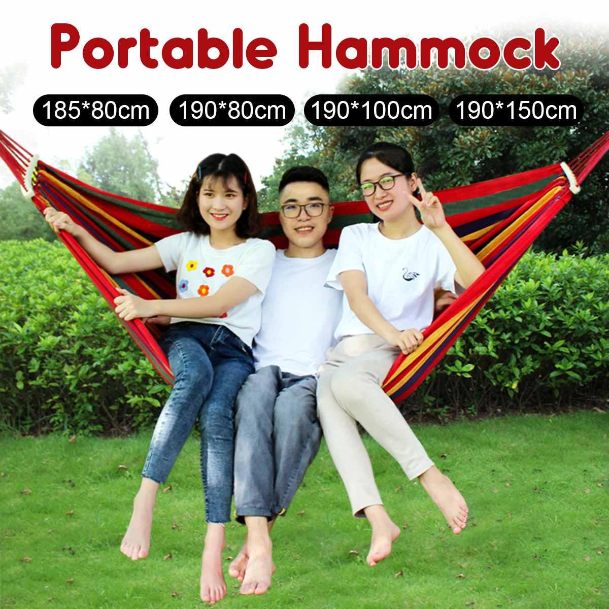 Di Động Treo Võng Trong Nhà Nhà Phòng Ngủ Võng Ghế Lười Du Lịch Cắm Trại Ngoài Trời Ghế Xoay Vải Bố Dày Dặn Giường Võng