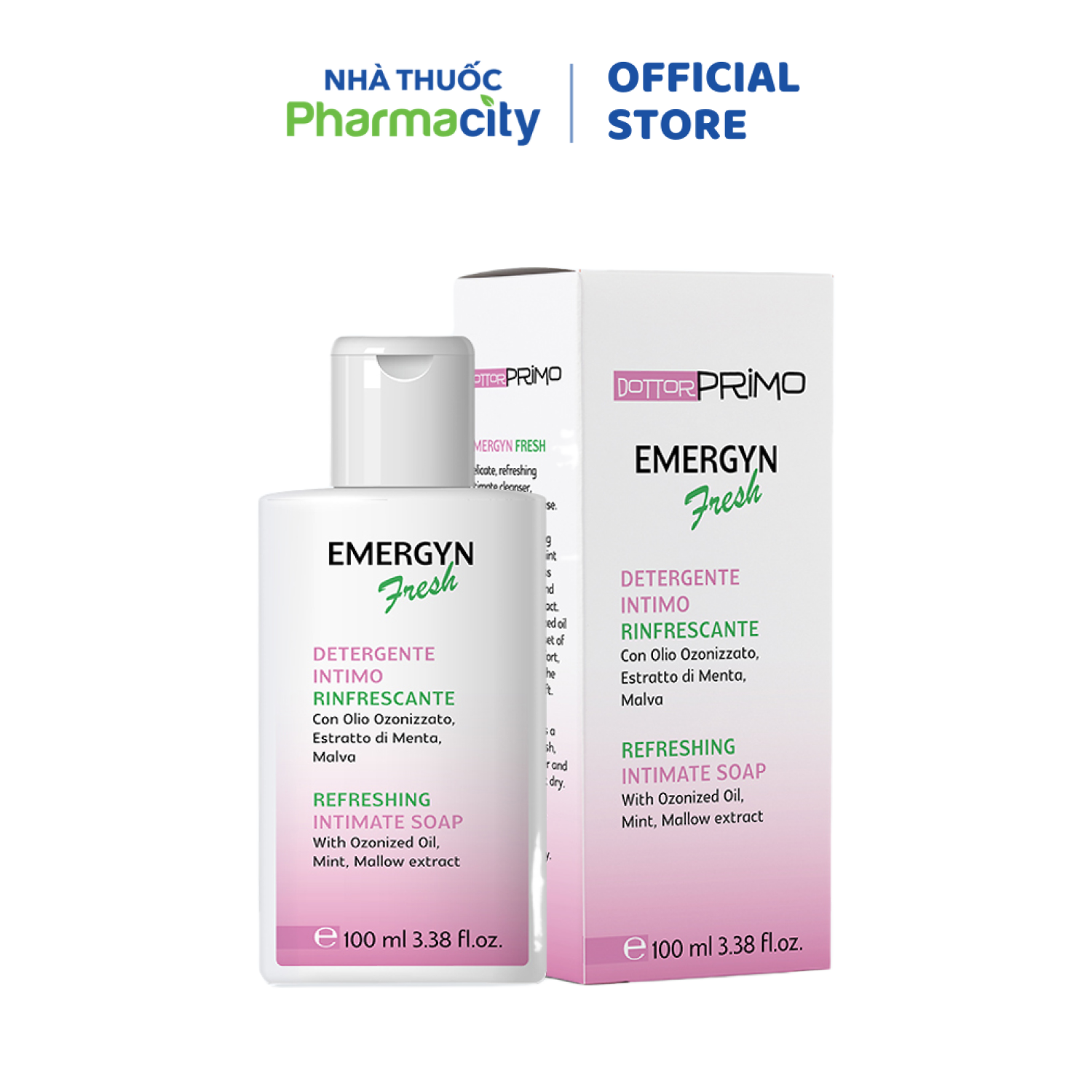 Dung dịch vệ sinh phụ nữ hàng ngày DottorPrimo Emergyn Fresh 100ml
