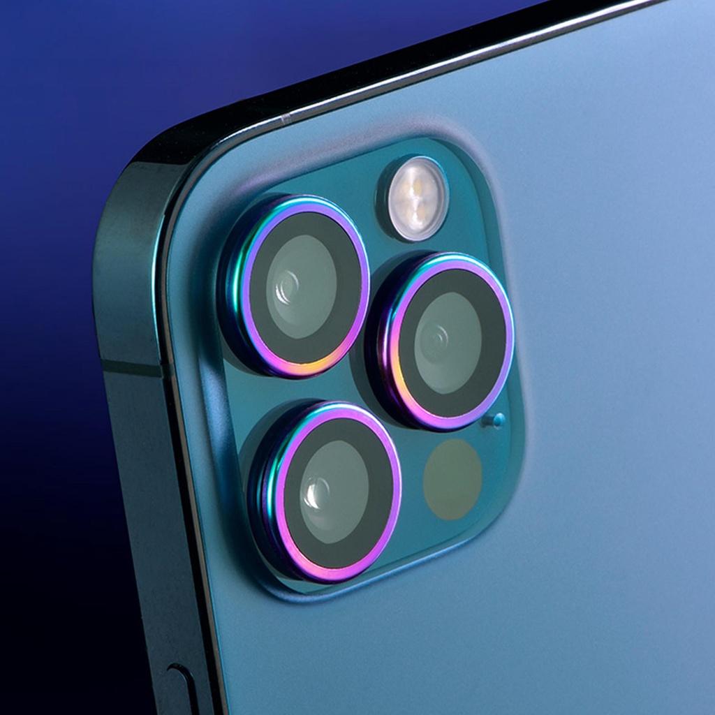 Dán Cam Titan 7 Màu Từng Mắt Camera Cho iPhone 13Promax đến 11 Lên Máy Quá Đẹp