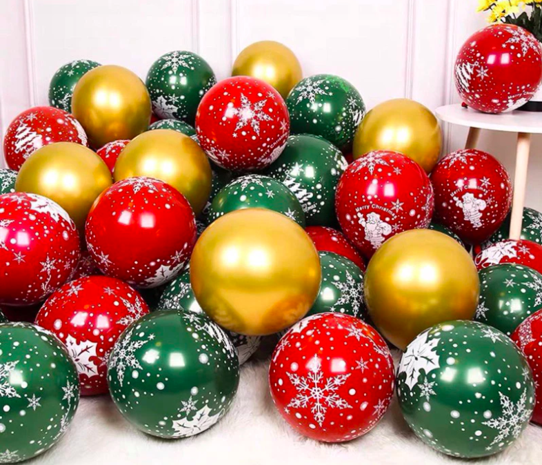 Bong bóng trang trí giáng sinh noel