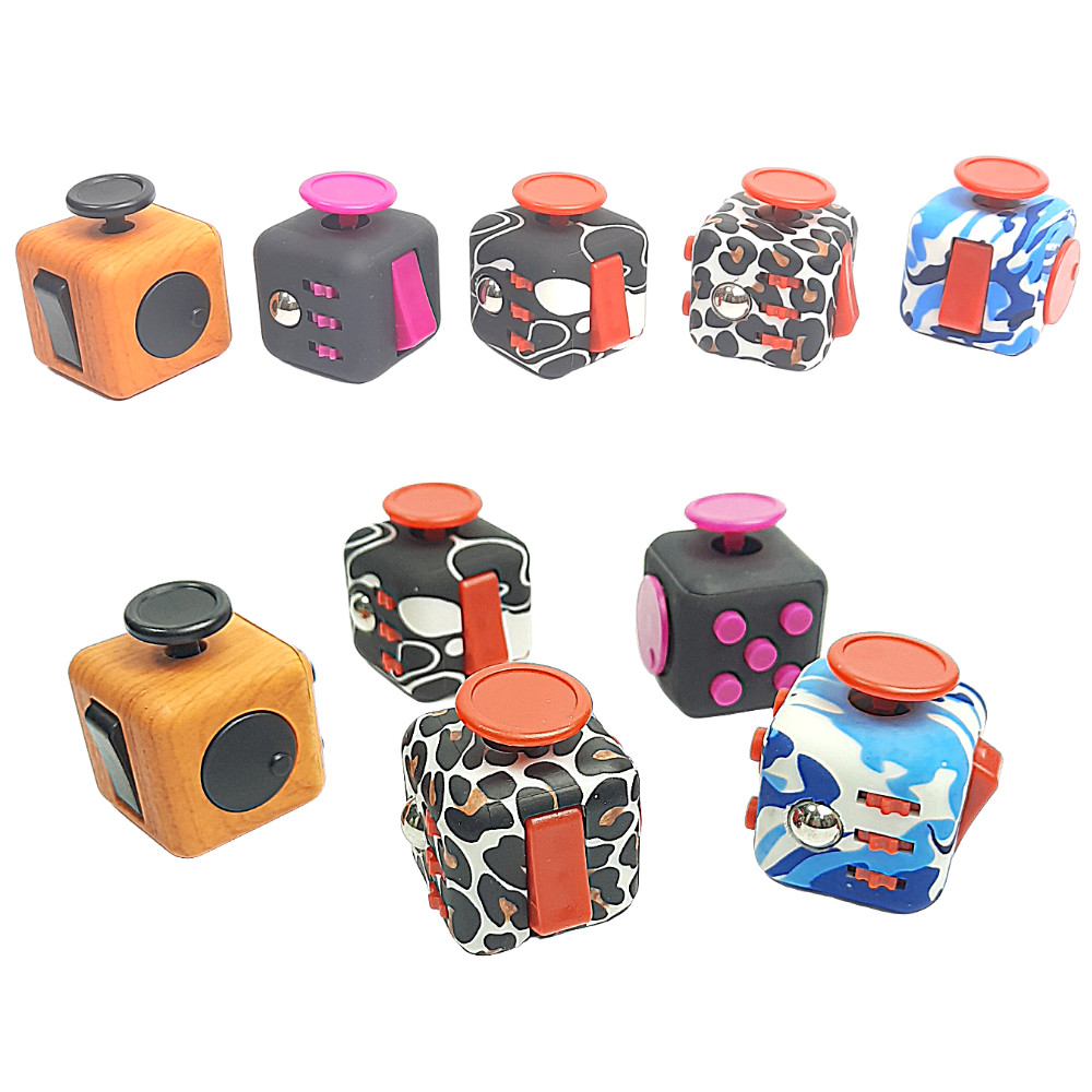 Combo 5  Khối Vuông Fidget Cube - Quà Tặng Kì Diệu Giảm Stress Tăng Khả Năng Tập Trung (Giao Mẫu Ngẫu Nhiên )