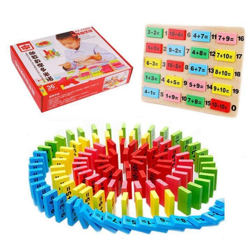 Domino 110 quân giúp bé học toán
