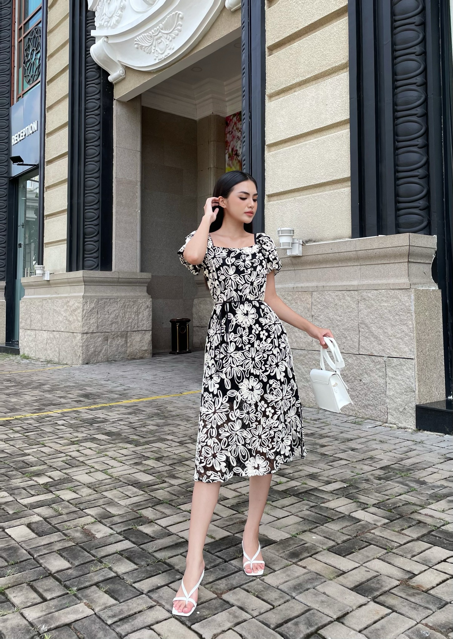 OLV - Đầm Josie Puff Sleeves Dress