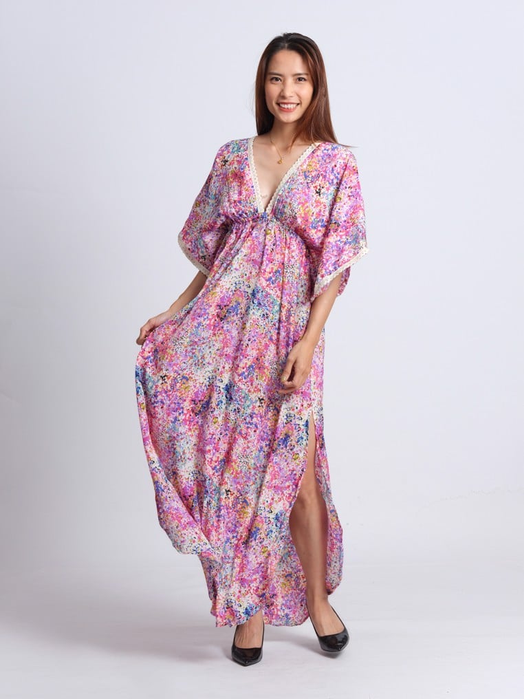 Đầm Maxi Cánh Dơi Luna Llena LN174ML01-VI