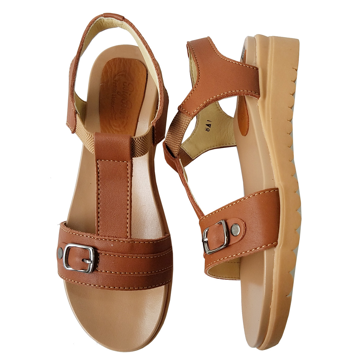 Giày Sandal Nữ BIGGBEN Da Bò Thật SDN43