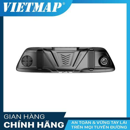 CAMERA HÀNH TRÌNH TRƯỚC SAU VIETMAP G79 DẠNG GƯƠNG CHIẾU HẬU TÍCH HỢP DẪN ĐƯỜNG KÈM THẺ NHỚ