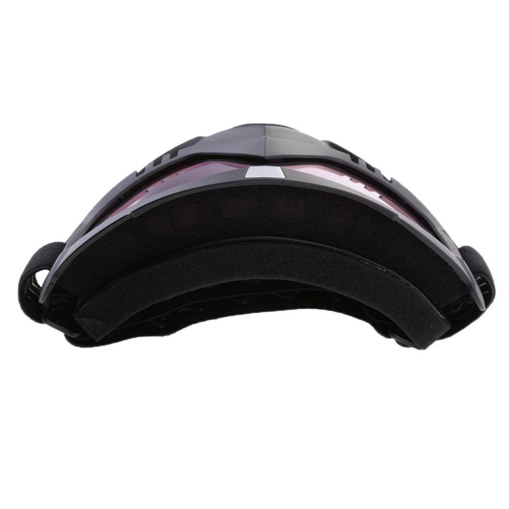 2x Detachable Face Mask Helmet Goggles Eyewear Universal for Motorcycles