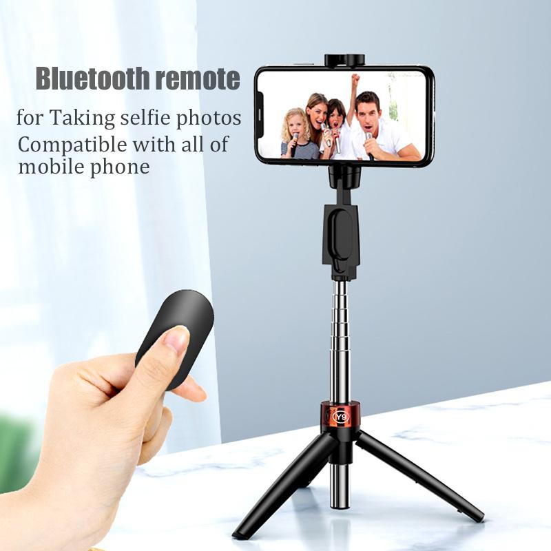 Gậy Chụp Ảnh Tự Sướng Bluetooth Y9 Y11 - Kèm Remote Bluetooth 3 Chân Điều Chỉnh Độ Cao - Chụp Hình Selfie