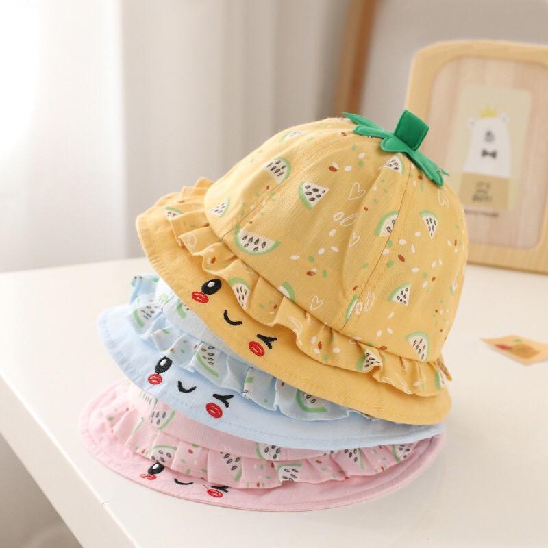 Mũ nón họa tiết đáng yêu chất liệu cotton (Size 1-3 tuổi