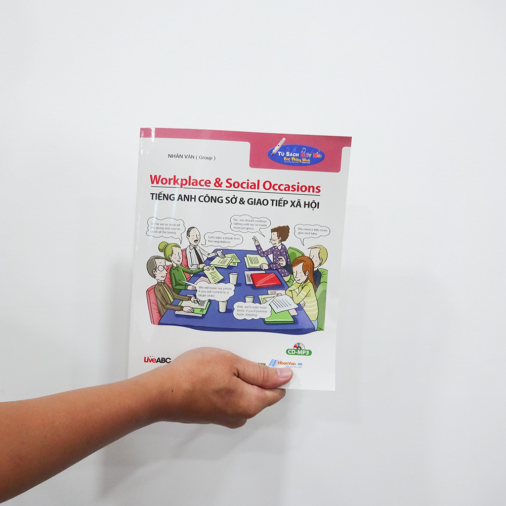 Sách - Tiếng Anh Công Sở & Giao Tiếp Xã Hội - Workplace & Social Occasions - Kèm File Âm Thanh