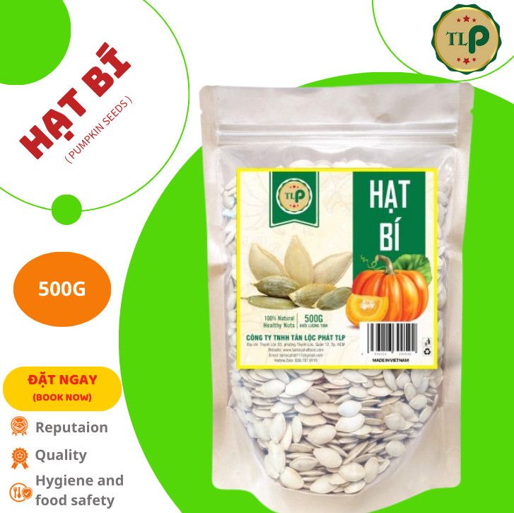 HẠT BÍ TRẮNG TÂN LỘC PHÁT - BỊCH 500G