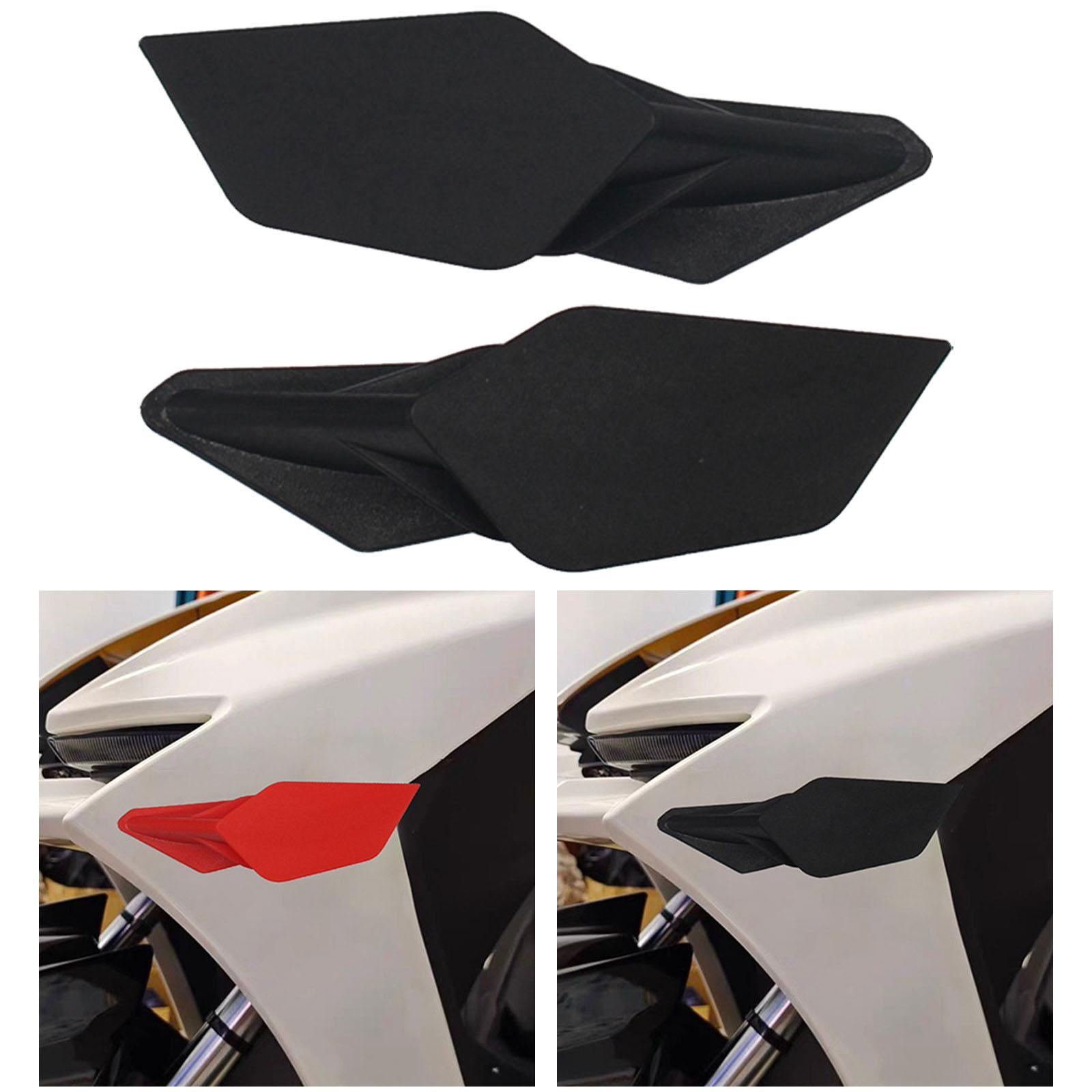2x Motorcycle Scooter Wing Kit , Front Fairing Winglet Kit Fit for Honda Crf1100L 2020-2021 Motorbikes Supplies