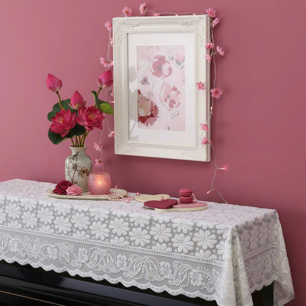 Khăn phủ đàn piano cơ đàn piano điện tử 88 phím cổ điển sang trọng trang trí noel giáng sinh Tết năm mới sinh nhật - Hàng chính hãng