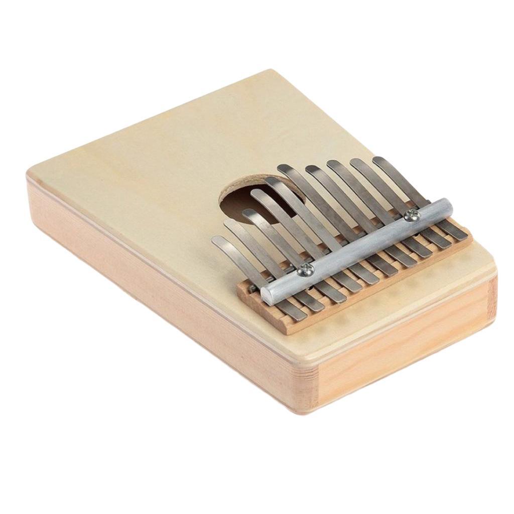 10 Keys Finger Kalimba Mbira African Thumb Piano Percussion Musical Instrument