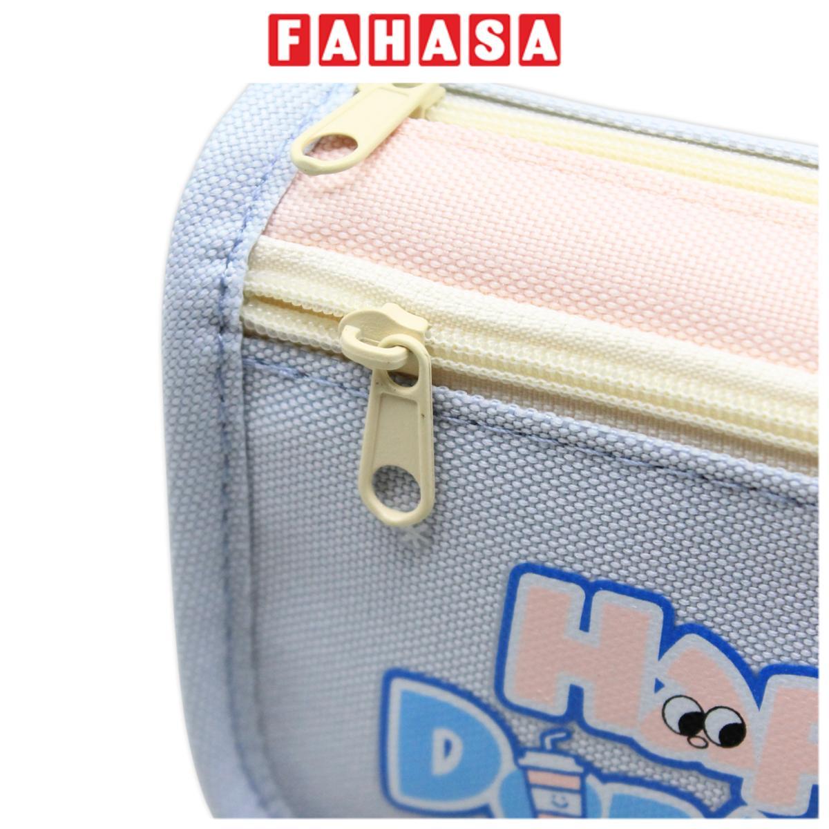 Bóp Vải Happy Dopamine - Shunde - Màu Xanh Nhạt