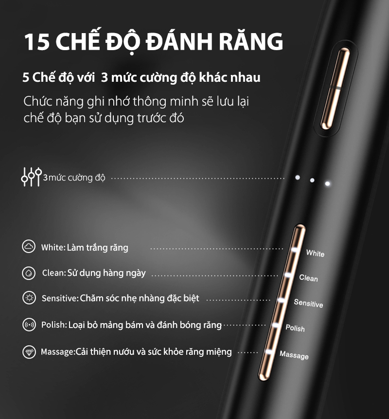 Bàn Chải Điện Lorca TA 9208TB Chải Sạch Mảng Bám, Chống Nước IPX7, Vệ Sinh An Toàn Răng Miệng, Hàng Chính Hãng Cao Cấp
