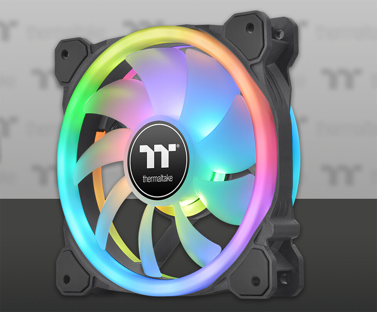 QUẠT TẢN NHIỆT Thermaltake SWAFAN 12 RGB Black - Hàng chính hãng