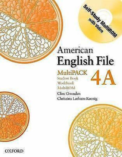 American English File Level 4 Student And Workbook Multipack A