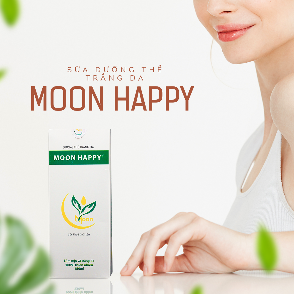 Sữa Dưỡng Thể Trắng Da MOON HAPPY