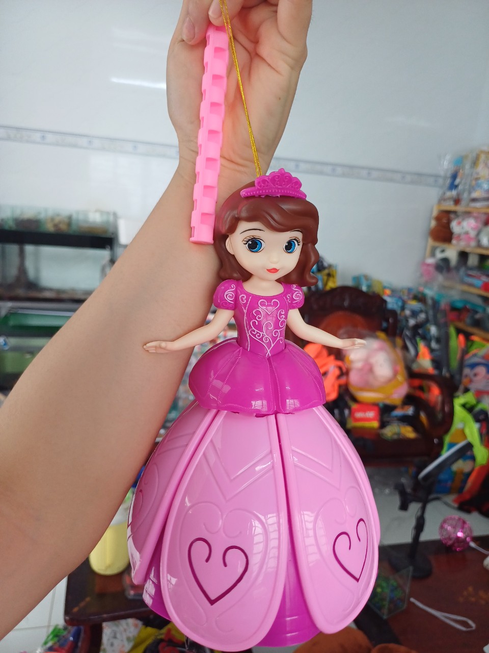 Đồ chơi trung thu búp bê sofia xoay xòe cánh siêu đẹp
