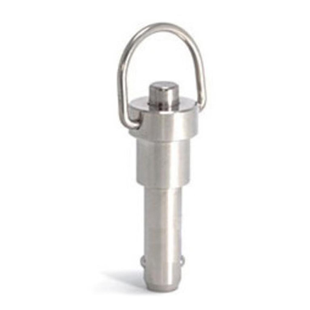 3 Pcs Stainless Steel Push Button Pin Quick-Release Pin Ring Handle Pins 6mm 50mm