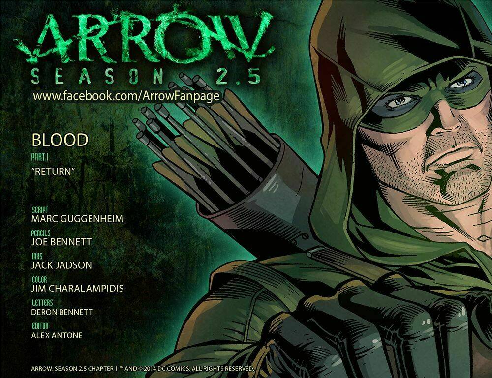 arrow: season 2.5 chapter 1 1