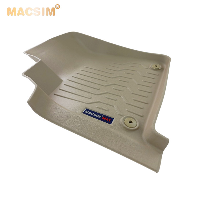 Hình ảnh Thảm lót sàn xe ô tô AUDI Q7 2019+ tới nay Nhãn hiệu Macsim chất liệu nhựa TPV cao cấp màu be