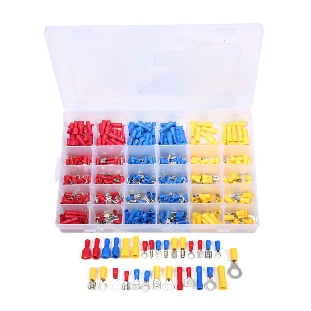 480x Electrical Connector Assorted Insulated Crimp Terminals