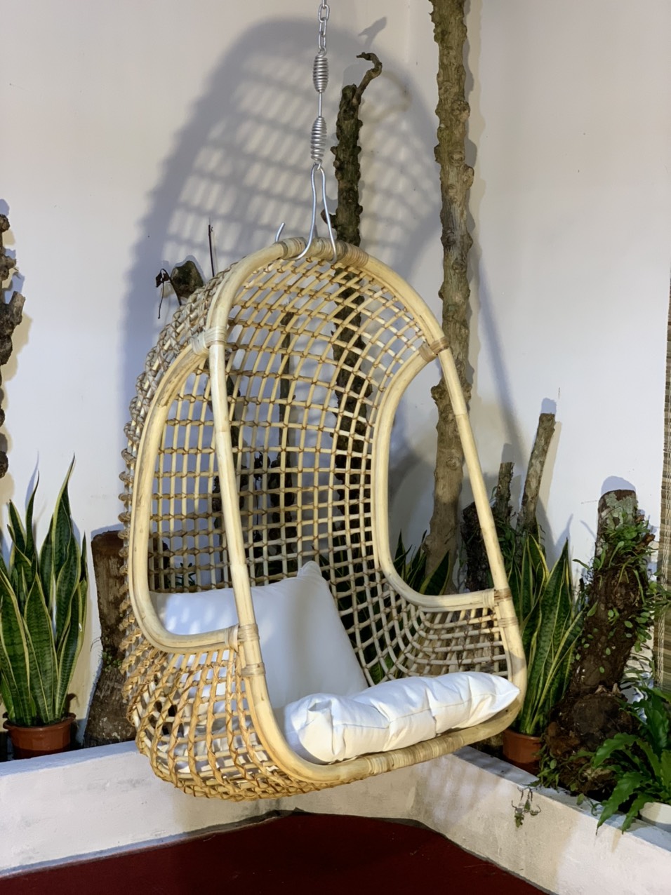 Xích Đu Mây Cao Cấp- Wicker Rattan Swing / Hanging Egg Chair In Premium Style-OT008