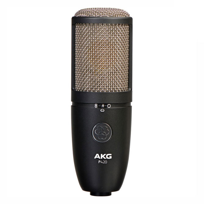 Micro thu âm AKG P420 - mic thu âm cao cấp chuyên nghiệp cho phòng thu và hát livestream - Hàng chính hãng