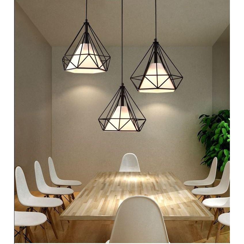 Đèn thả kim cương phi 250 gồm bóng Trang trí quán cà phê