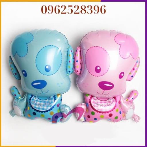 Set bong bóng Heo️ Chó️sinh nhật thôi nôi bé tuổi Heo con️ Chó con