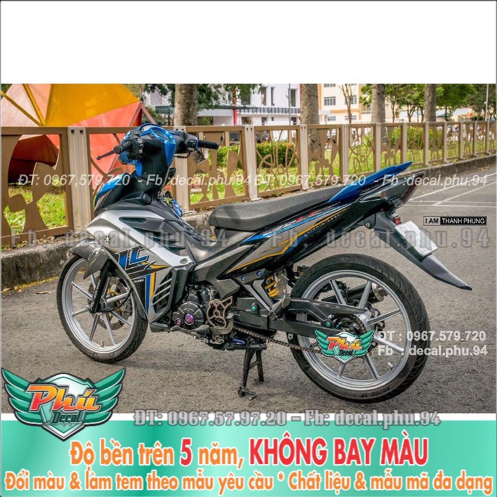 Tem Rời Exciter 135 Lc bạc xanh  -1