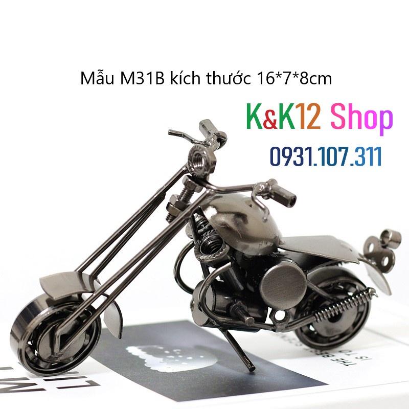 Xe moto trang trí để bàn. Bộ sưu tập đồ chơi độc đáo. Đồ chơi thủ công mỹ nghệ