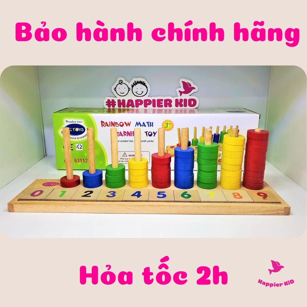 Đồ chơi gỗ Học đếm bậc thang Winwintoys - Giáo cụ tiền tiểu học, hỗ trợ học đếm số và phép tính