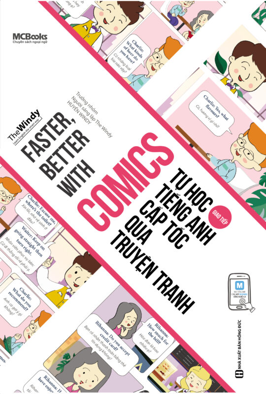 Combo Faster, Better with Comics – Tự học tiếng Anh cấp tốc qua truyện tranh + SPEEDY ENGLISH – SENTENCES - Sách học Tiếng Anh nhanh và hiệu quả nhất trong 30 ngày kèm sổ tay kt 