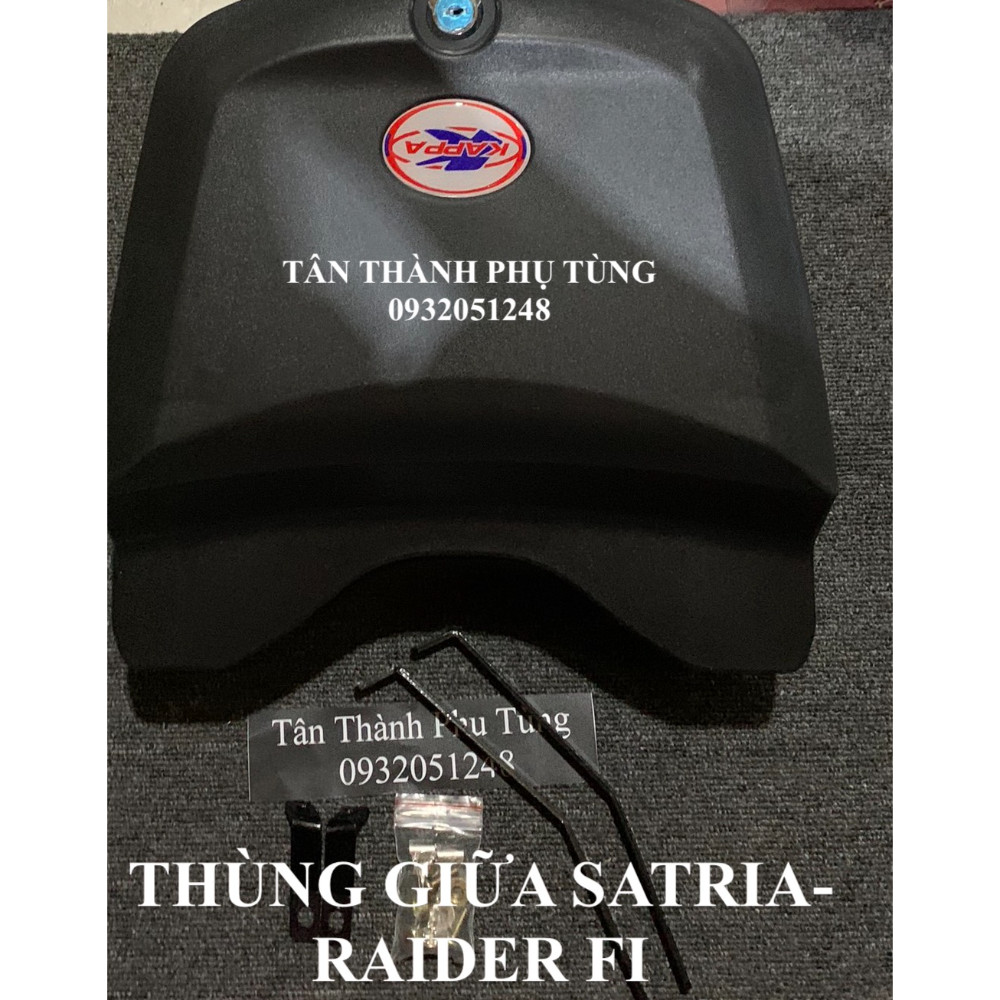 Thùng giữa dành cho xe Raider Fi- Satria kèm ốc