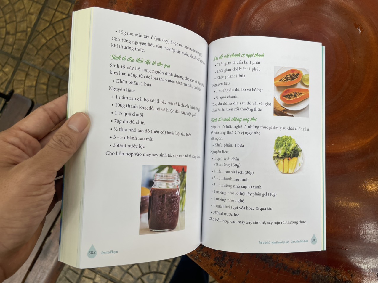 NƯỚC ÉP TRỊ LIỆU và CHẾ ĐỘ ĂN theo phương pháp CƠ THỂ TỰ CHỮA LÀNH – Emma Phạm - Thaihabooks