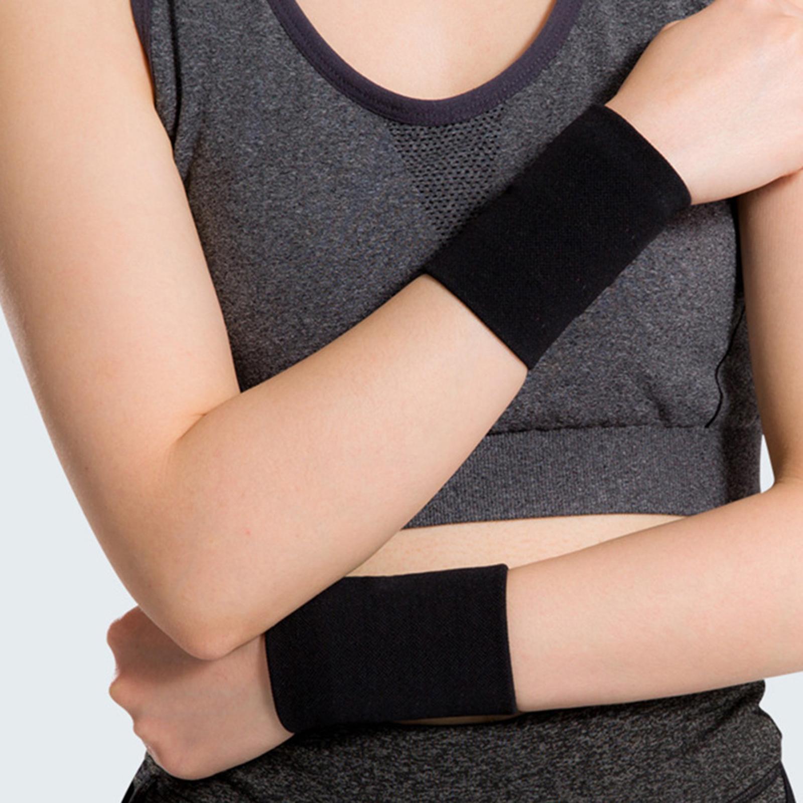 Compression Wrist Sleeves Wrist Band 3D Woven Elastic Breathable Wrist Brace Wrist Support Sleeve for Sports Gym Typing Tennis Work