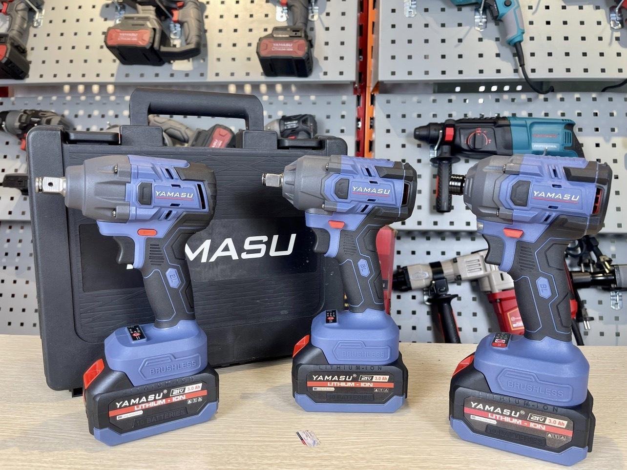 MÁY SIẾT ỐC ĐỘNG LỰC PIN 21V 330N YMS-M330BL YAMASU ( 2PIN+1 SẠC) - HÀNG CHÍNH HÃNG