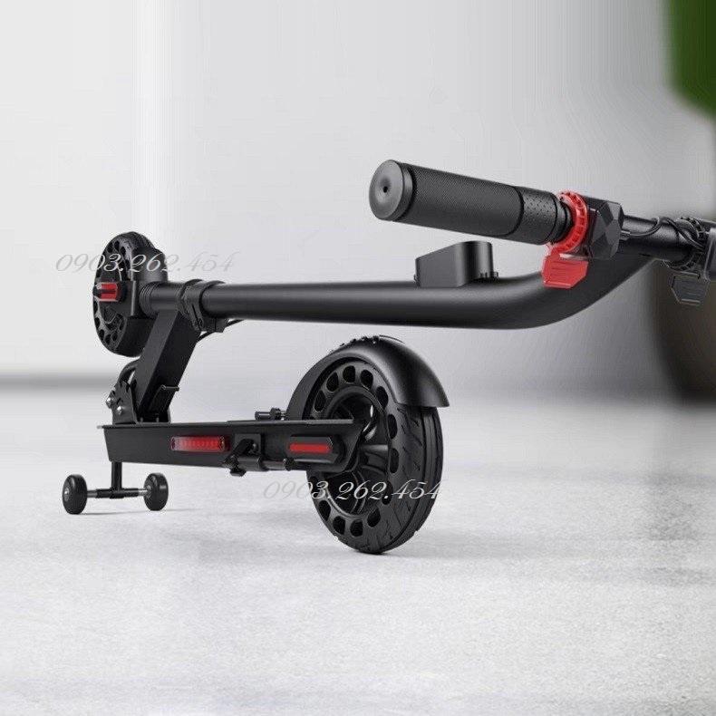 Xe scooter điện BREMER gấp gọn, pin 36v, sạc nhanh 2A, phanh điện tử, lốp đặc tổ ong độc quyền, giảm sóc nâng cấp